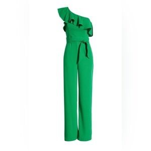 NWT Lilly Pulitzer Lyra Jumpsuit in Fern Gully Green Size 14